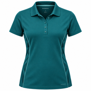 Polo décontracté sur mesure pour femmes, avec logo brodé personnalisé, respirant, idéal pour le golf - Product Image 1