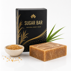 Savon Naturel au Sucre, Produit de Bain Premium, Nettoyage Doux, Mousse Crémeuse, Texture Lisse, Soin Quotidien du Corps, Savon Fait Main - Product Image 2