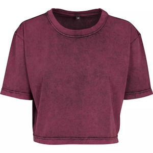 Camisetas cortas personalizadas para mujer, de alta calidad, manga corta, estilo crop top. - Product Image 2