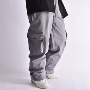 Pantalones de senderismo al aire libre 20K Pantalones de esquí holgados impermeables Ropa de snowboard suelta a prueba de viento para mujeres - Product Image 1