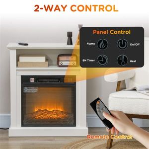 Electric Fireplace Heater Comfortable Home Heating Electric Fireplaces - Product Image 4