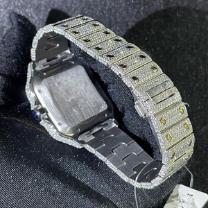 Relojes de Pulsera de Edición Limitada con Esfera de Cristal de Zafiro, Mecánicos, Unisex, Estilo Hip Hop, Hechos a Mano, con Joyas de Belleza Artísticas, Resistentes al Agua hasta 100 Bares - Product Image 5