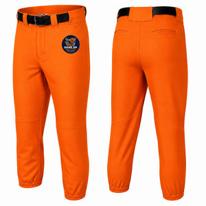 Pantalon de baseball vert uni pour homme avec logo brodé, anti-humidité, coupe ajustée, idéal pour l'athlétisme toute saison - Product Image 6