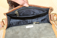 Tas selempang kulit Jacquard buatan tangan, tas selempang Multi guna desain Vintage baru