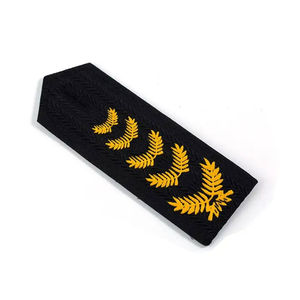 Epaulettes personalizadas con diseño de corte láser, cordones trenzados de 3 capas dorados, transpirables, OEM - Product Image 4