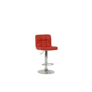 Sgabello da Bar Cromato Rosso - Product Image 5