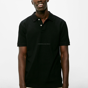 Polo de golf d'été pour homme, 100 % tissu tricoté de haute qualité, séchage rapide, décontracté, coupe ajustée, uni, grande taille, manches courtes - Product Image 1