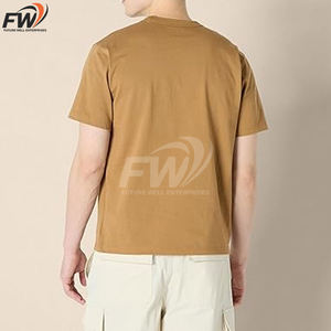 Camiseta de Hombre de Alta Calidad, con Logotipo Personalizado, de Poliéster y Algodón, Informal, Transpirable, Colección de Verano - Product Image 6