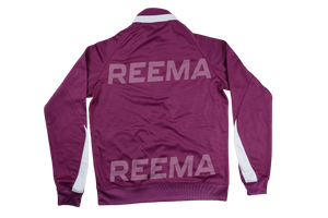 เสื้อแจ็คเก็ตแทร็ค Reema สีม่วง ยูนิเซ็กซ์ ผ้าโพลีเอสเตอร์ แขนยาว ซิปด้านหน้า มีกระเป๋า ซับเหงื่อ ระบายอากาศได้ดี ใส่ได้ทุกฤดู ทรงปกติ - Product Image 2