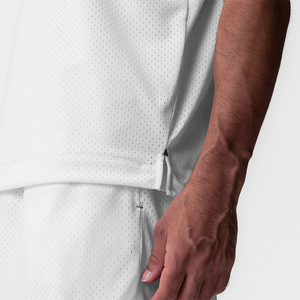 Débardeurs de sport imprimés pour hommes, sans manches, coupe athlétique, faible MOQ, vente en gros, tissu doux et respirant, perlage professionnel - Product Image 4