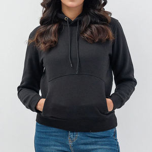 Solid Color Women Pullover Hoodies Casual Outdoor Fashion Streetwear Long Thumb Hole Sleeve Pullover <b>Jumper</b> Hoodie Women - Product Image 1