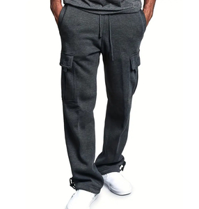 Pantalones Deportivos de Algodón para Hombre con Logotipo Personalizado, Pantalones Joggers con Bolsillos, Pantalones Cargo de Estilo Urbano, Pantalones Acampanados - Product Image 2