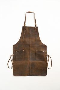 Chef <b>Barista</b> Durable Workwear Bulk Supplier Competitive Price Factory Direct Leather <b>Apron</b> for Restaurant LPN-0274 - Product Image 3