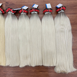 Extensiones de Cabello Humano Liso de Color Natural, Súper Sedoso y Suave, Cabello Ruso de Alta Calidad al Por Mayor, Precio de Fábrica 2026 - Product Image 2