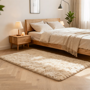 Tapis moelleux et duveteux en fausse fourrure de mouton pour chambre et salon – Vente en gros - Product Image 2