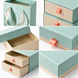 Custom Luxury Jewelry Gift <b>Box</b> Set Rigid Paper Packaging <b>Box</b> For Rings <b>Earrings</b> Necklace Premium Brand Packaging - Product Image 6