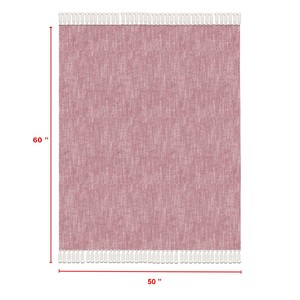 Professional Manufacturer 100% Cotton Throw <b>Blanket</b> New Design With Fringes Cotton Throw At Affordable Price. - Product Image 6