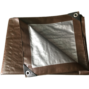 Best Selling K-<b>Tarp</b> Vina PE Heavy Duty Tarpaulin High Quality Brown Color Bulk Quantity Waterproof Custom Cut Direct - Product Image 1