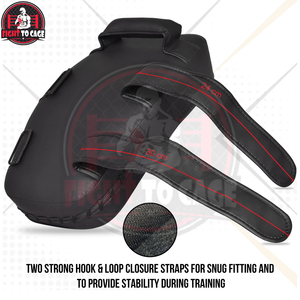 Almohadillas de boxeo tailandesas de PU de calidad superior, personalizadas en color de contraste, del mejor proveedor, únicas, para entrenamiento de artes marciales. - Product Image 4