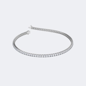 Luxury Round Brilliant Cut Lab Grown Diamond <b>Bracelet</b> For Women Gold Wedding Anniversary Jewelry Available In 9K 14K 18K - Product Image 3