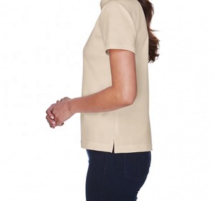 Camisas de Solapa con Estampado Bordado Personalizado, Camiseta Polo para Mujer 100% Algodón Poliéster Estampada - Product Image 6