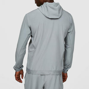 Chaqueta Deportiva de Secado Rápido de Alta Calidad Personalizada al por Mayor para Hombre, Ajustada, para Deportes al Aire Libre, Correr, Cortavientos - Product Image 2