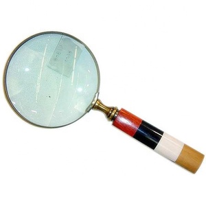 Diseño antiguo Artesanía India Alta calidad Nuevo diseño 2025 Venta al por mayor Vintage Look Eye Glass Metal Lupa Color bronce - Product Image 2