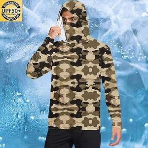 เสื้อเชิ้ตป้องกันแสงแดด UPF 50+ คุณภาพสูงสำหรับผู้ชาย แขนยาว เหมาะสำหรับการล่าสัตว์ - Product Image 1