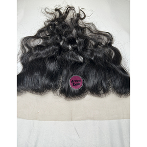 Frontal en dentelle de cheveux indiens Remy, Ondulation profonde, Densité 150%, Cuticules alignées, Cheveux bruts de temple - Product Image 4