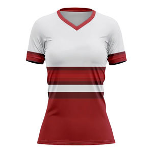 Camisetas Deportivas al por Mayor Unisex de Manga Corta con Cuello en V y Botones, Transpirables, Tallas Grandes, para Softbol y Béisbol - Product Image 1