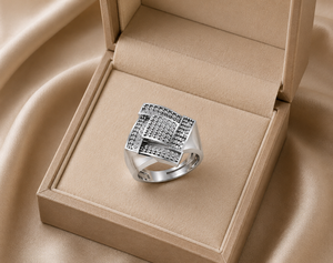 Men's Children's Custom 925 <b>Silver</b> Gold Plated Fine Ring Classic Wedding Band Pave Setting Lab Grown Diamond Birthday Gift Idea - Product Image 5