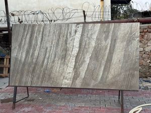 Placage en ardoise ultra-mince de qualité supérieure, épaisseur 1-3 mm, finition argentée brillante, 61 x 122 cm, carré, semi-flexible, placage en marbre naturel, bloc naturel - Product Image 3