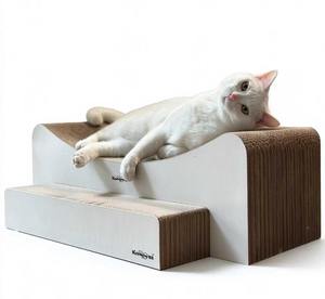 Rascador para Gatos Reversible en Forma de M, Cama para Gatos de Cartón Corrugado, Venta al Por Mayor - Product Image 6