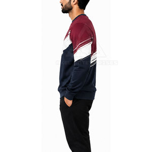 เสื้อสเวตเชิ้ตคอกลมแขนยาวสำหรับผู้ชายสไตล์ลำลองแนวสตรีทแวร์  รับผลิตตามแบบ พร้อมสกรีนโลโก้ ขายส่งจำนวนมาก - Product Image 6