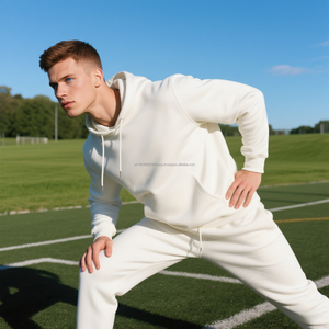 Chándales Deportivos Unisex de Alta Calidad, Fabricantes Personalizados, Sudaderas Extra Grandes de Algodón Sólido para Hombre - Product Image 2