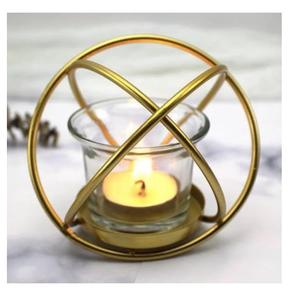 Gold Plated Finishing Metal Votive <b>Holder</b> Classic Style Wedding & Dinner Parties Decoration <b>Tea</b> <b>Light</b> Candle <b>Holder</b> Usage - Product Image 1