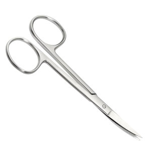 Tijeras Curvas para Láminas Dentales, de Acero Inoxidable, Longitud 110mm, Instrumento Dental de Precisión para Cortar Láminas Dentales y Materiales de Laboratorio - Product Image 5