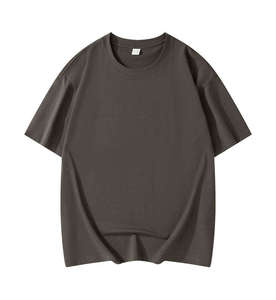T-shirts pour hommes en coton 100% - Coupe ample - Style streetwear - Épaules tombantes - Idéal pour l'été - Product Image 2
