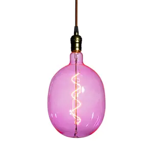 New Design LED Light Bulb Bedroom Decorative Lamp E27/B22 Bulbs OEM Color And Shape Big Filament Bulb