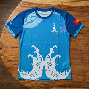 Camiseta de Carrera Personalizada de Secado Rápido, Uniforme de Equipo Unisex, Ropa Deportiva de Poliéster de Manga Corta - Product Image 3