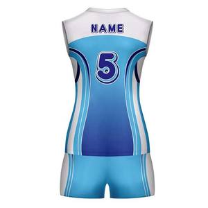 Maillots de volley-ball professionnels personnalisés par sublimation, écologiques, respirants, à séchage rapide, pour le divertissement en gros - Product Image 6