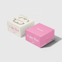 Carpeta de Papel Plegable Elegante Personalizada, Color Marfil, para Pasteles, Sushi, Comida para Bebés, Materiales Reciclados, con Relieve, para Cumpleaños y Bodas