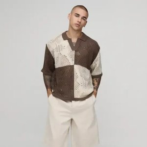 Polo à col montant en coton 100% de 200 g/m² avec logo personnalisé pour hommes, polos de golf brodés de qualité supérieure - Product Image 1