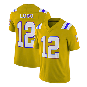 Camiseta de Fútbol Americano Personalizada, Transpirable, Talla Grande, de Alta Calidad, con Nombres y Números Impresos por Transferencia de Calor, Mangas Cortas - Product Image 4