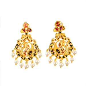 Peacock Fashion Stud Earrings - Product Image 2