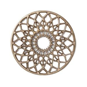 Salvamanteles de cocina de aluminio de diseño antiguo, mesa de Metal de diseño Redondo, accesorios decorativos para la industria de la cocina, productos de tendencia - Product Image 1