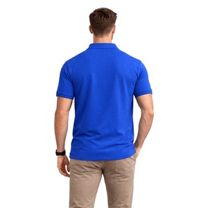 Camisa de Golf para Hombre, Manga Corta, Estampada, Color Marrón, Poliéster/Algodón, Logotipo Frontal, Tejido Transpirable, Corte Regular, Casual - Product Image 4