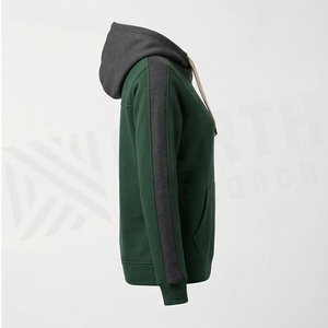 Sweat à capuche élégant et décontracté pour femme, couleur personnalisable, tissu doux, manches longues, cordon de serrage, tenue de tous les jours - Product Image 3