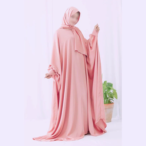 Abaya de Seda 100% para Mujer, Tallas Grandes, Estilo Vintage Islámico, Modest, Casual, a la Moda, Tipo Campana, Hecha a Medida, Venta Caliente - Product Image 2