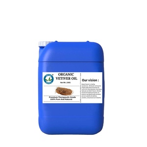 Huile Essentielle de Vétiver Biologique en Gros - Huile de Vetiveria Zizanioides 100% Certifiée Biologique - Pour les Mélanges de Parfumerie et d'Aromathérapie - Product Image 1